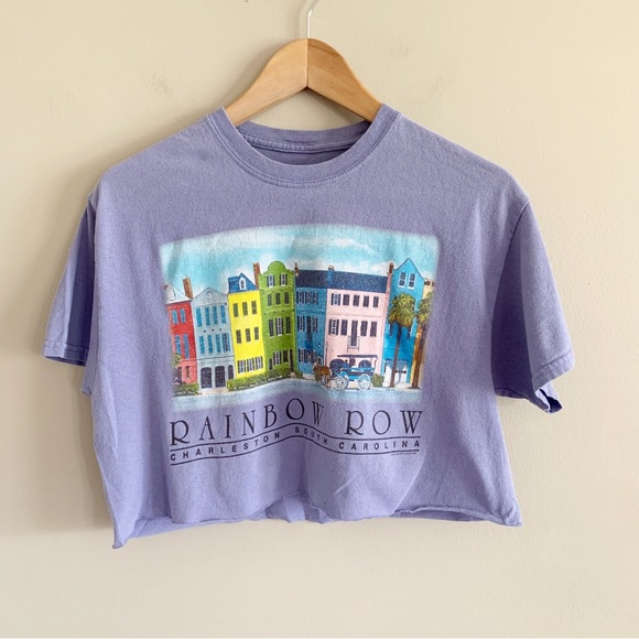 Vintage Tops - Vintage • cropped vintage tourist souvenir tee